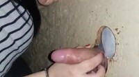 Amateur Cuckold couple tried Glory Hole Cabins
